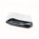 Rectangular Container Black Base (Eclair) (450)