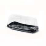 Rectangular Container Clear Lid (Eclair) (450)