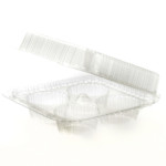 4 Division Plastic Hinged Muffin Container (320)