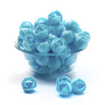 Clover Hill Wafer Roses Med Blue (100 pieces)