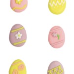 259 Assorted Sugar piping Eggs (240)